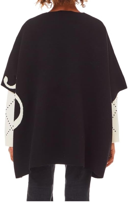 Poncho Nero Autunno/Inverno