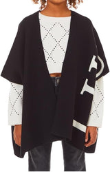 Poncho Nero Autunno/Inverno