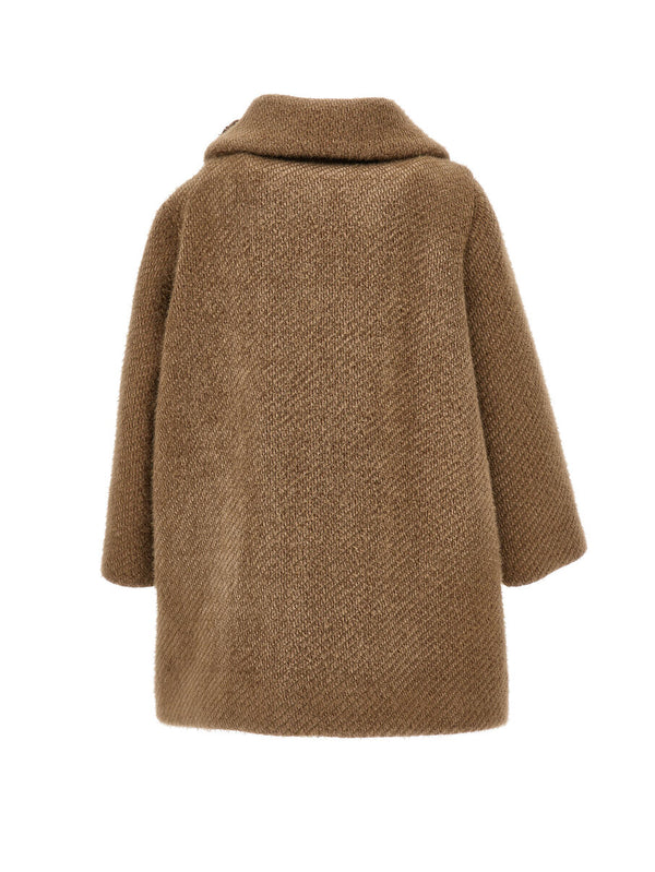 Cappotto doppiopetto fiore