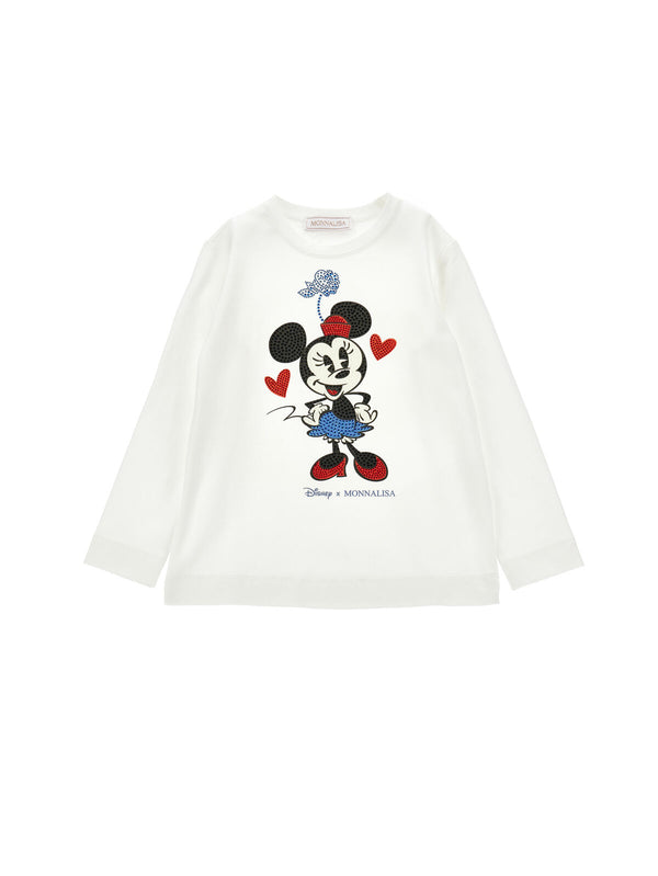 T-Shirt Minnie con strass