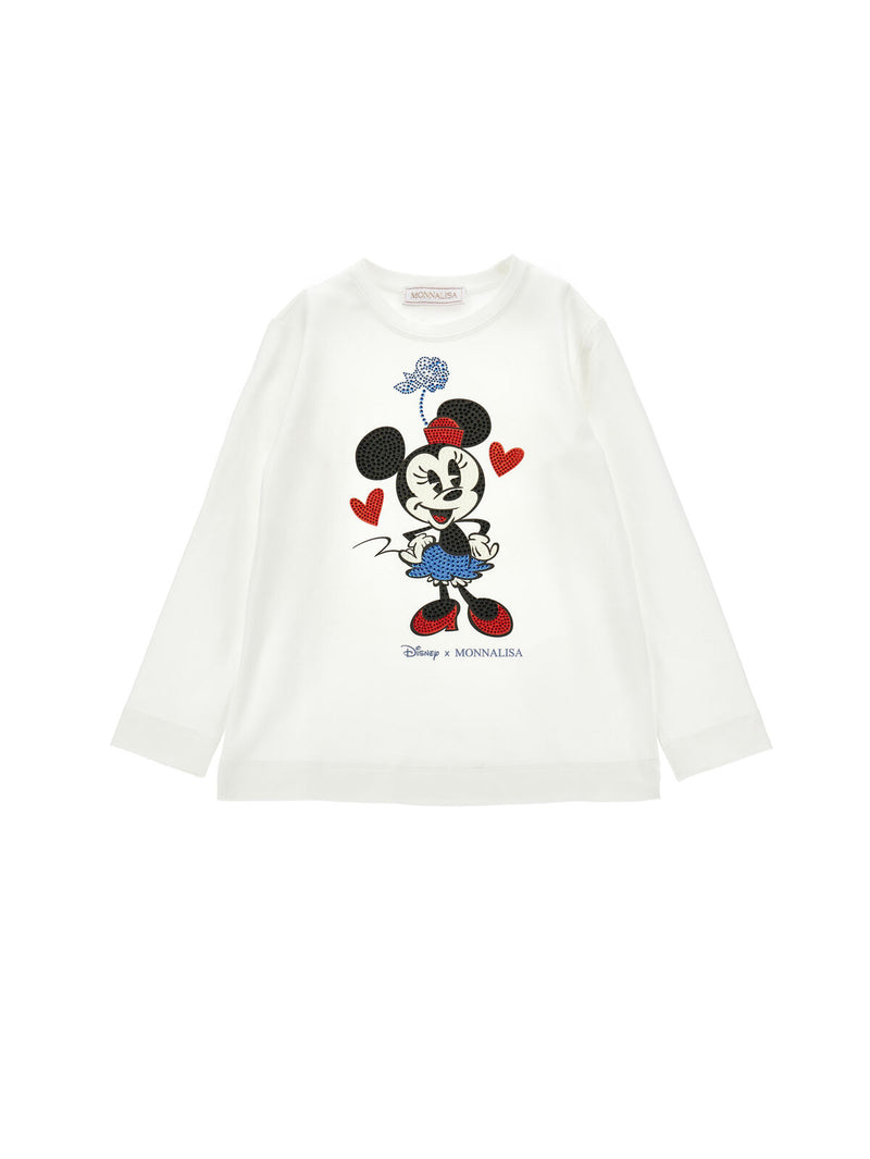 T-Shirt Minnie con strass