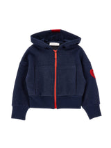 Felpa con cappuccio e fiocco