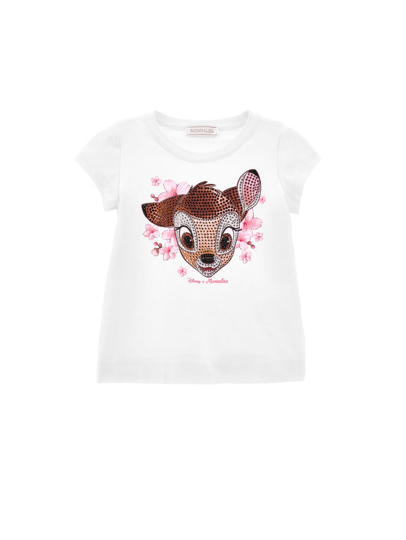T-shirt Bambi con strass