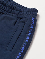 Fila Kids Boys Hudson Sweat Pants Pantaloni Black Iris-Royal Blue