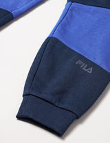 Fila Kids Boys Hudson Sweat Pants Pantaloni Black Iris-Royal Blue