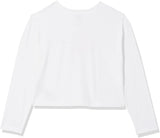 Levi's Kids Lvg Cropped Long Slv Te Shirt Camicetta Lunga, Bianco, Bambina