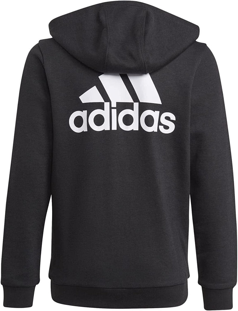 Adidas Essentials Full-Zip Hoodie Jr GN4020, Boy Sweatshirt, Black