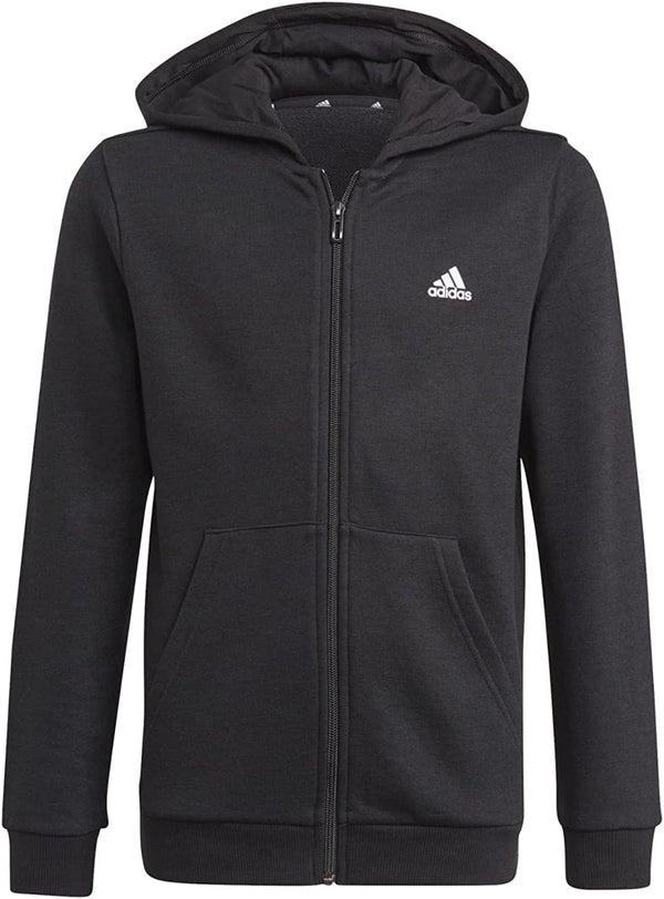 Adidas Essentials Full-Zip Hoodie Jr GN4020, Boy Sweatshirt, Black