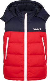 Timberland PUIMINO Senza Maniche Bambino Papavero Gilet Autunno/Inverno