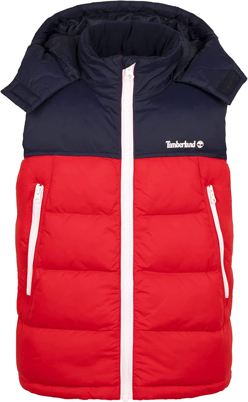 Timberland PUIMINO Senza Maniche Bambino Papavero Gilet Autunno/Inverno