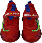 Bull Boys, DNAL3360 AD01, Rosso, Sneaker con luci, Spinosauro