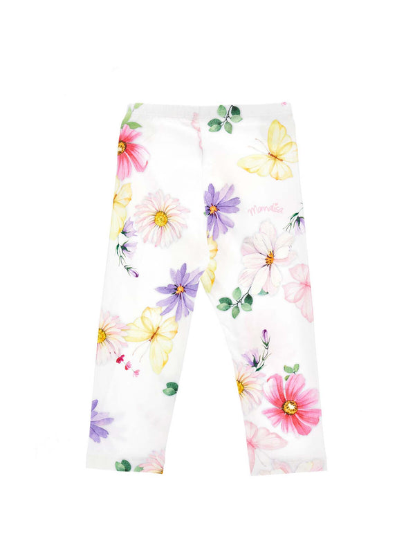 Monnalisa Leggings jersey floreale